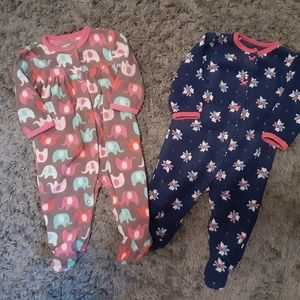 Baby Girl Fleece Jammies
